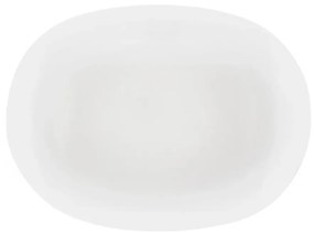 Altom Servírovací tanier z opálového skla White harmony 23 x 16 cm