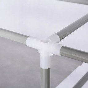 Mobilná skrinka na topánky, 4 farby- modrá