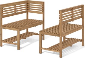 Pružná rohová jedálenská lavica »Lenja«