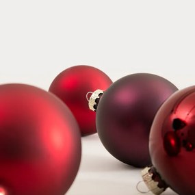 Závesná vianočná dekorácia BURGUNDY CHARM červená 754357 (6 ks)