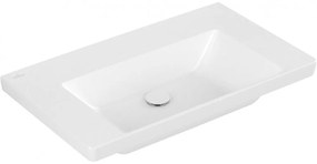 VILLEROY &amp; BOCH Subway 3.0 umývadlo na skrinku bez otvoru, bez prepadu, 800 x 470 mm, biela alpská, 4A708301