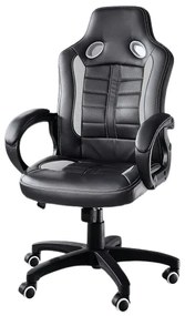 (3988) Kancelárska stolička čierna/sivá