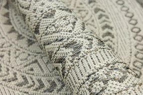 Koberec JEANS 19347/P19 grafitový kruh