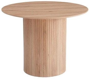 Tempo Kondela Jedálenský stôl, dub, priemer 100 cm, PAOLO