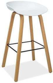 Barová židle STING 81 cm bílá