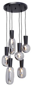 Romeo závesná lampa sivá Ø38 cm