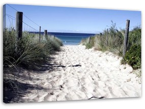 Obraz na plátně duny cesta pláž moře - 100x70 cm