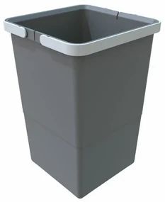 Odpadkový kôš s rukoväťami 12 l, sivá