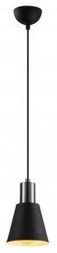 Luster na lanku KEM 1xE27/40W/230V čierna