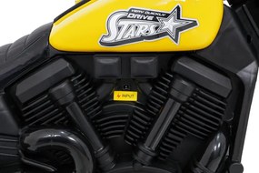 Elektrická motorka STAR žltá