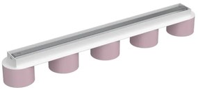 Stropné svietidlo DIXIE 5xGX53/11W/230V ružová