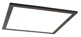 Stropné svietidlo čierne 40 cm vrátane LED s diaľkovým ovládaním - Live