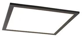 Stropné svietidlo čierne 40 cm vrátane LED s diaľkovým ovládaním - Live