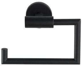 WENKO 24240100-Držiak na toaletný papier BOSIO BLACK 15x10,5 cm nerez/strieborný