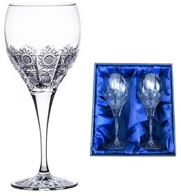 Onte Crystal Bohemia Crystal ručne brúsené poháre na červené víno 500pk 340 ml 2KS