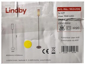 Lindby Lindby - LED RGB Stmievateľná stojacia lampa FELICE 1xE27/10W/230V Wi-Fi LW0081