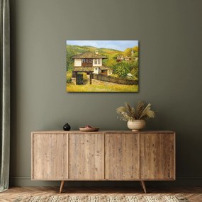 Obraz - Chalúpky v lete (70x50 cm)