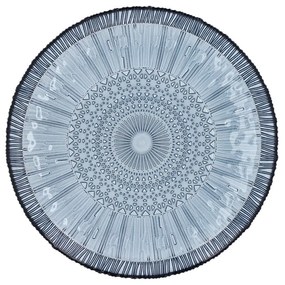 Modrý sklenený servírovací tanier ø 30 cm Kusintha – Bitz