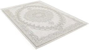 Koberec Allora Plus F345A ornament, strieborný / sivý