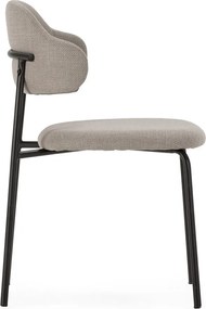 Svetlosivé jedálenské stoličky v súprave 4 ks Adriel – Marckeric