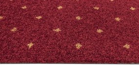 ITC, Metrážny koberec Akzento New 10, záťažový, na mieru, šíře 4m, červená, ab (mriežka), chodba / predsieň