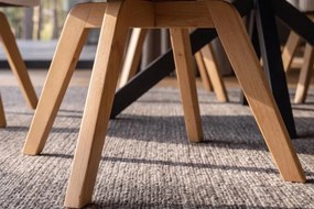 Dizajnová otočná stolička Maddison sivo-béžový menčester