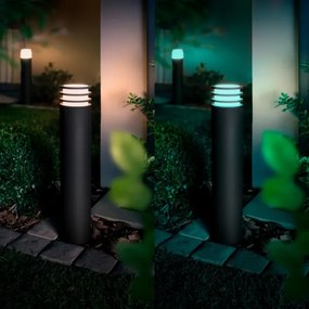 Philips - LED RGB stmievateľná vonkajšia lampa Hue LUCCA 1xE27/8,1W/230V IP44