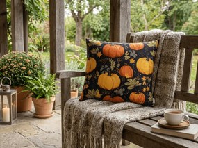 Obliečka na vankúš z mikrovlákna ORANGE PUMPKINS 45x45 cm, farebný