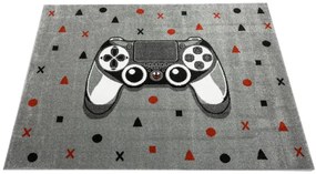 Koberec Lima G928C Gamepad svetlosivý / tmavosivý