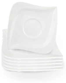 Orion Súprava porcelánových podšálok Mona Musica, 12 x 12 cm, 6 ks