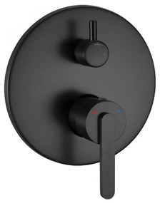 Rea Ontario, podomietková sprchová súprava s BOX montážnym systémom, čierna matná, REA-P5501