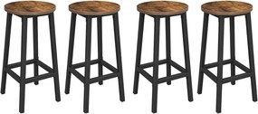 Súprava barových stoličiek Vasagle RODIDA hnedá