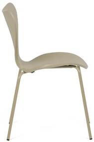 Autronic BONTEC Jedálenská stolička, hnedá, plast, CT-X7034 CAP Farba: Béžová
