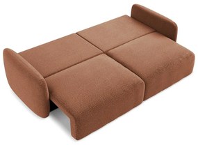 Rozkladacia/s úložným priestorom pohovka v tehlovej farbe 238 cm Kalena – Makamii