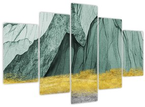 Obraz - Smaragdové hory N⁰3 (150x105 cm)