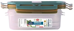 Potravinové škatuľky v súprave 3 ks Snipslock – Snips