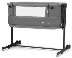 KINDERKRAFT - Detská postieľka NESTE GROW tmavošedá