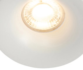 Sada 12 vstavaných bodových svetiel bielych GU10 50 mm - Gijs