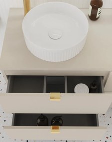 Kúpeľňová skrinka pod umývadlo s doskou 60 cm, sada Dalia (SET-DC B 60CM)