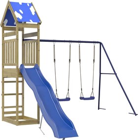 vidaXL Vonkajšia súprava na hranie impregnovaná borovica