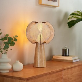 Japandi stolná lampa béžová 45cm - Gertie