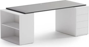 Samostatná pracovná doska BLOCK, 1600 x 800 x 25 mm, grafitová