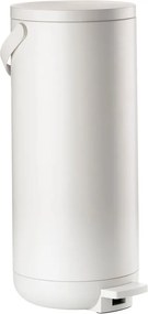 Biely nášľapný plastový odpadkový kôš 35 l Circular – Zone