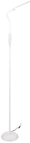 Biela LED stojacia lampa (výška 145 cm) Toro – Trio