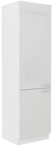 Kuchynská skrinka Lara 60dk-210 2f Bb Mdf biely lesk