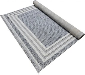 DC Koberec Milano 090 sivá krémová Rozmer: 80×200 cm