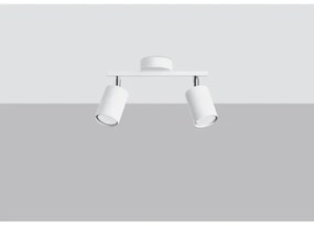 Sollux SL.1124 - Bodové svietidlo LEMMI 2xGU10/40W/230V biela