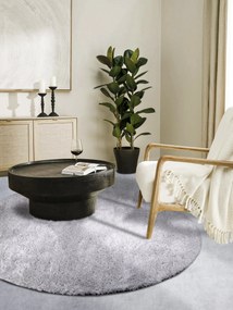 Hanse Home, Kusový koberec Myk 106113 Grey kruh, 160x160 (priemer) kruh, šedá, obývacia izba