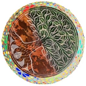 Mozaiková lampa Tiffany štýl KVETY JOY Branches - burner 37*15