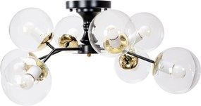 Toolight Toolight, stropné svietidlo sklenené gule 8xE27 APP1135-8C, OSW-40108